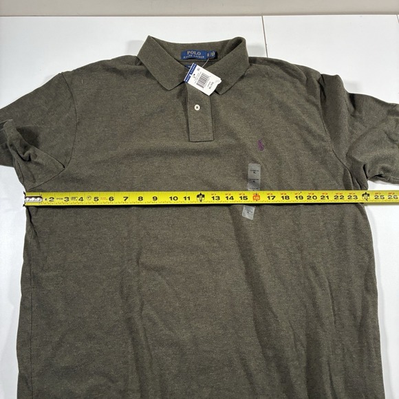 NEW Polo Ralph Lauren Polo Shirt XL Military Green Golf Classic Fit Pony - Picture 6 of 9